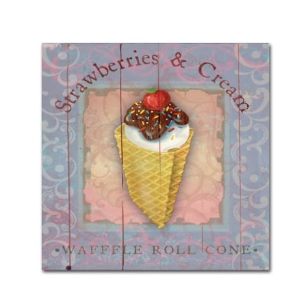 Fiona Stokes-Gilbert-ALI 'Parlor Ice Cream III' Canvas Art,14x14